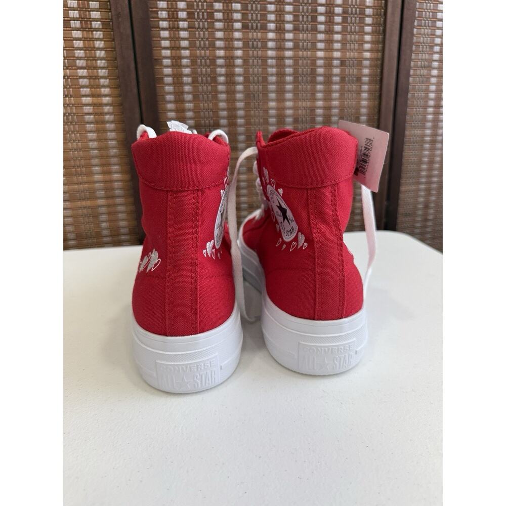 Converse Chuck Taylor All Star Move Red Heart Platform High Top Sz 10.5 NWT - Picture 5 of 6
